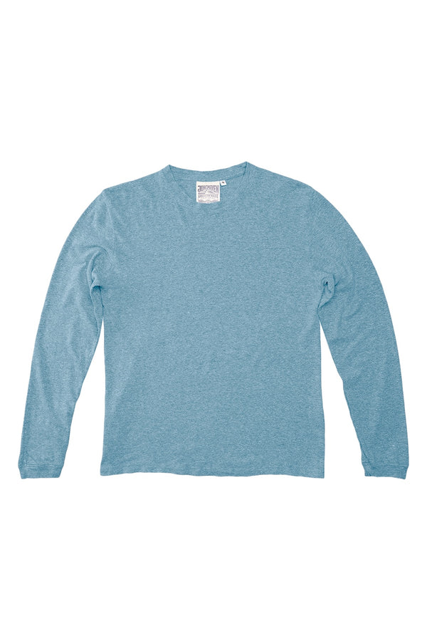 Heathered Jung Long Sleeve Tee | Jungmaven Hemp Clothing & Accessories / Color: Blue Heaven