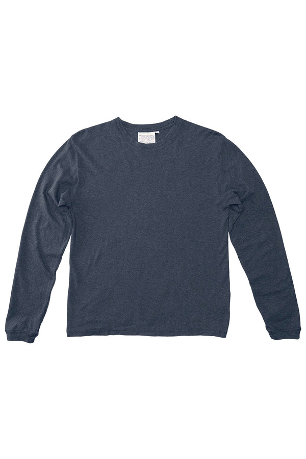 Heathered Jung Long Sleeve Tee | Jungmaven Hemp Clothing & Accessories / Color: Navy