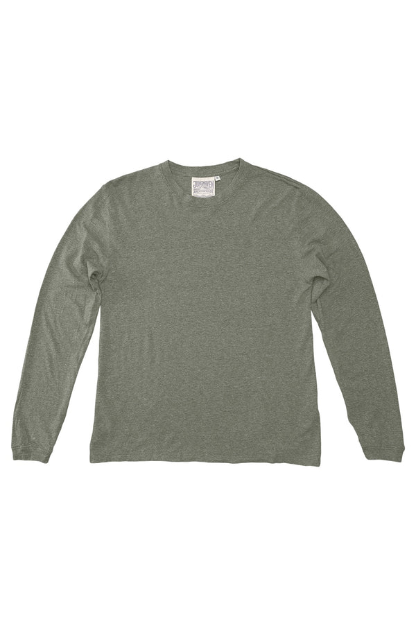 Heathered Jung Long Sleeve Tee | Jungmaven Hemp Clothing & Accessories / Color: Olive Green