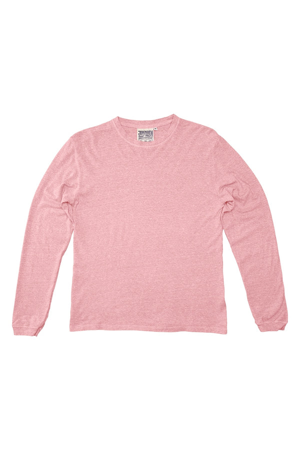 Heathered Jung Long Sleeve Tee | Jungmaven Hemp Clothing & Accessories / Color: Rose Water