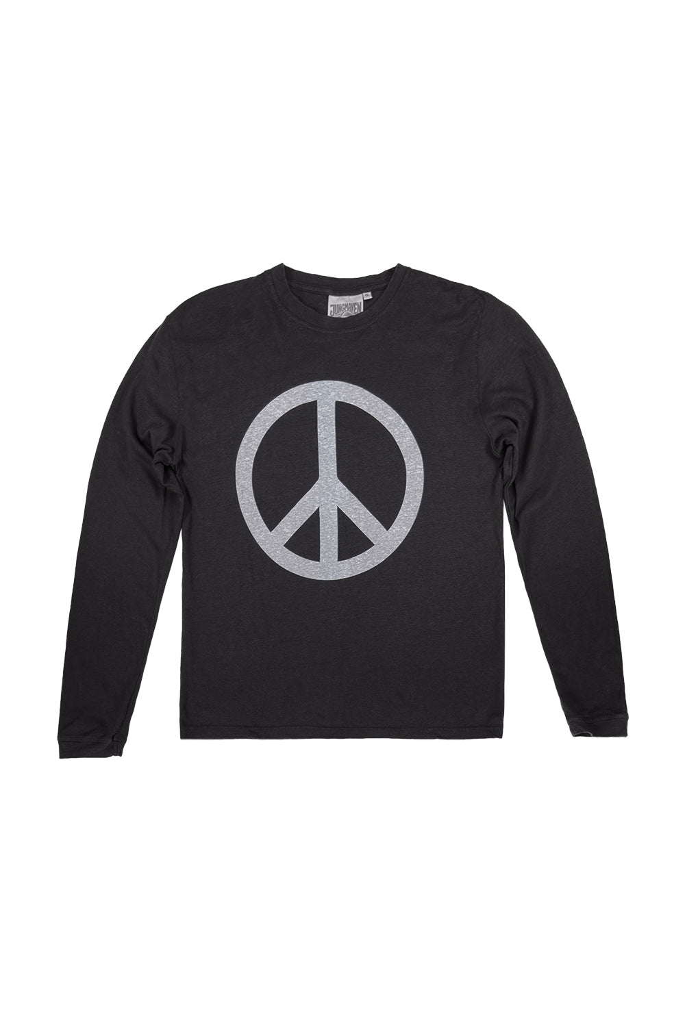 Peace Jung Long Sleeve Tee | Jungmaven Hemp Clothing & Accessories / Color: Black