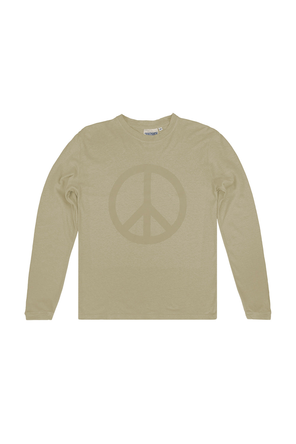 Peace Jung Long Sleeve Tee | Jungmaven Hemp Clothing & Accessories / Color: Desert Khaki