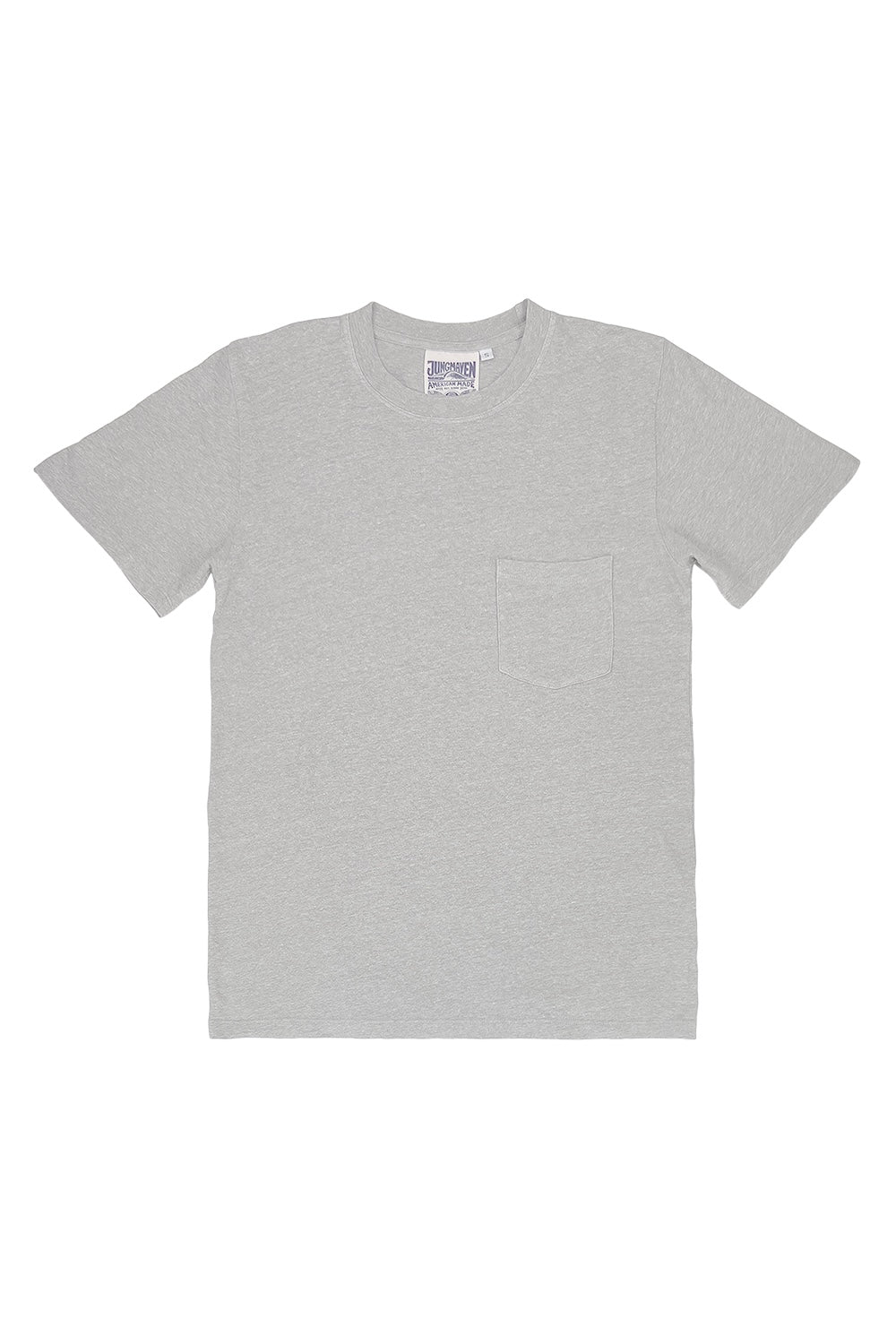 Heathered Jung Pocket Tee | Jungmaven Hemp Clothing & Accessories / Color: Athletic Gray