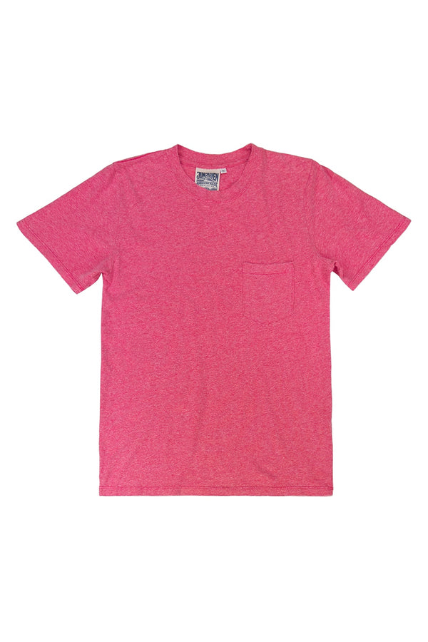 Heathered Jung Pocket Tee | Jungmaven Hemp Clothing & Accessories / Color: Sunset Coral