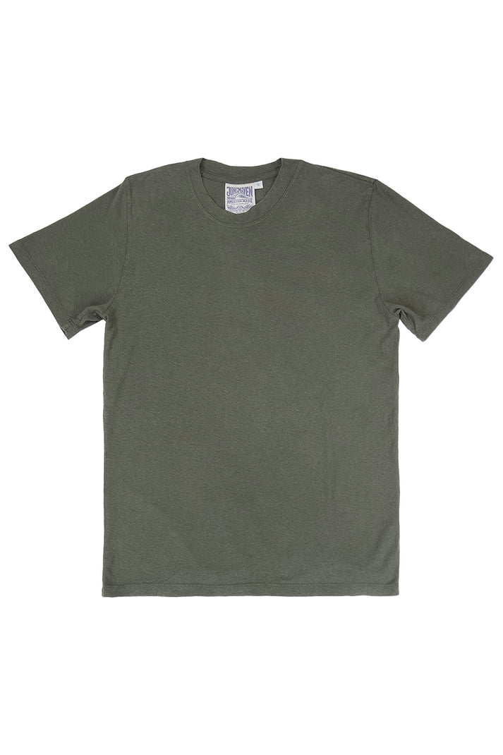 Jungmaven Basic Tee in Olive Green