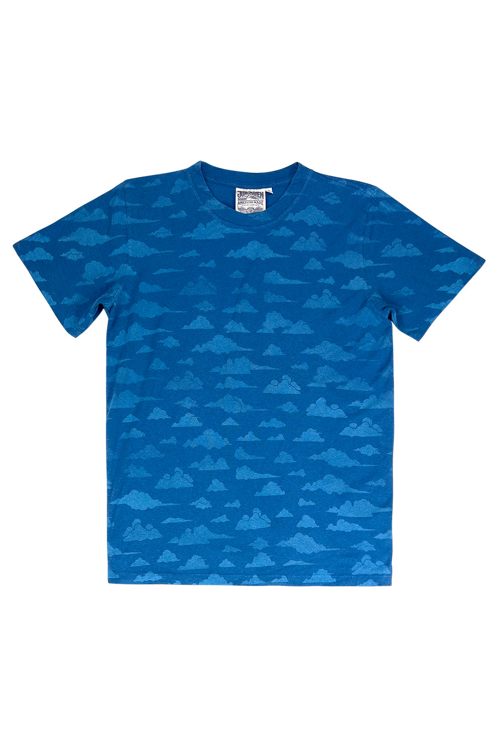 Clouds Jung Tee | Jungmaven Hemp Clothing & Accessories / Color: Galaxy Blue