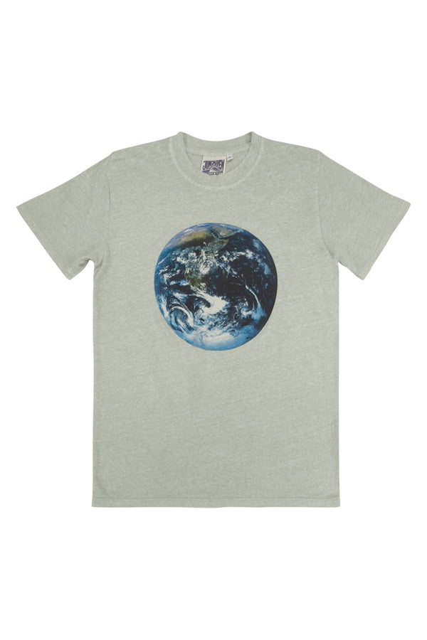 Earth Flag Jung Tee | Jungmaven Hemp Clothing & Accessories / Color: Agave Green