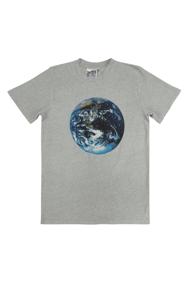 Earth Flag Jung Tee | Jungmaven Hemp Clothing & Accessories / Color: Athletic Gray