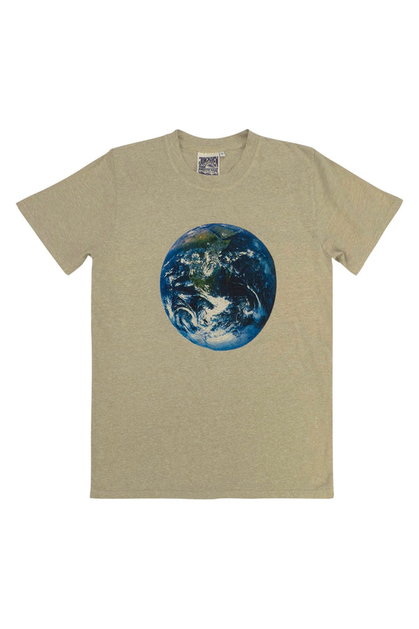 Earth Flag Jung Tee | Jungmaven Hemp Clothing & Accessories / Color: Desert Khaki