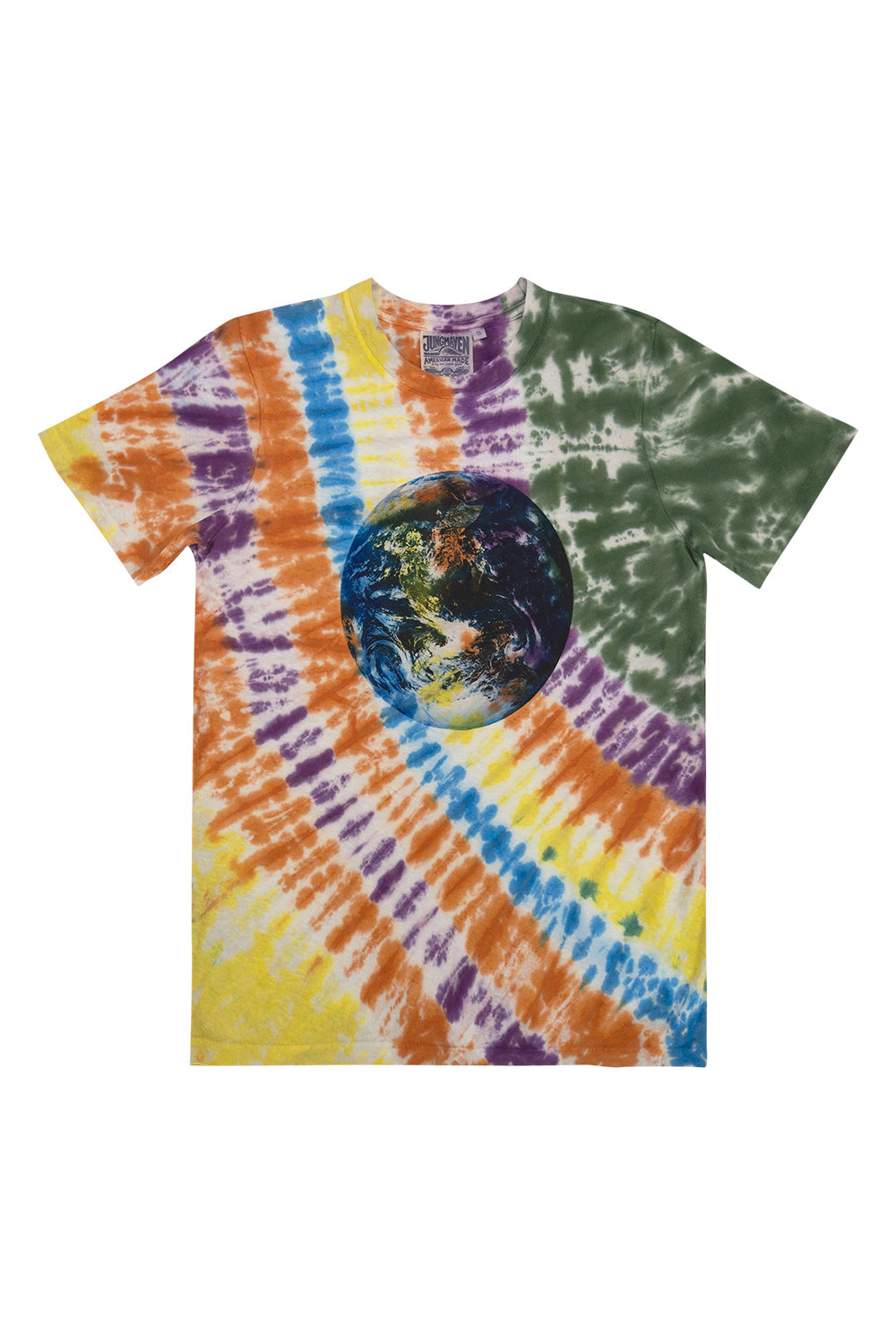 Earth Tie Dye Jung Tee | Jungmaven Hemp Clothing & Accessories / Color: Jerry Tie Dye