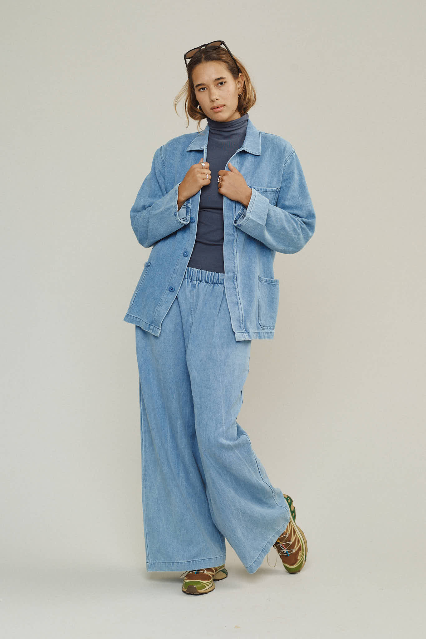 【HI FI FNK】Cose Pigment Denim Pants HI FI FNK】Cose Pigment Denim Pants (HI FI FNK/デニム