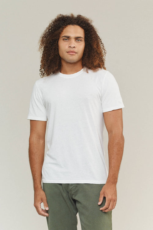 Basic Tee | Jungmaven Hemp Clothing & Accessories / model_desc: Davon is 6’0” wearing Medium