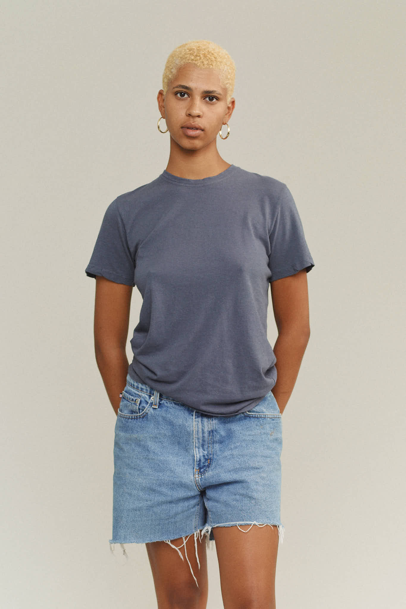 Basic Tee | Jungmaven Hemp Clothing & Accessories / model_desc: Naya is 5’9” wearing XS