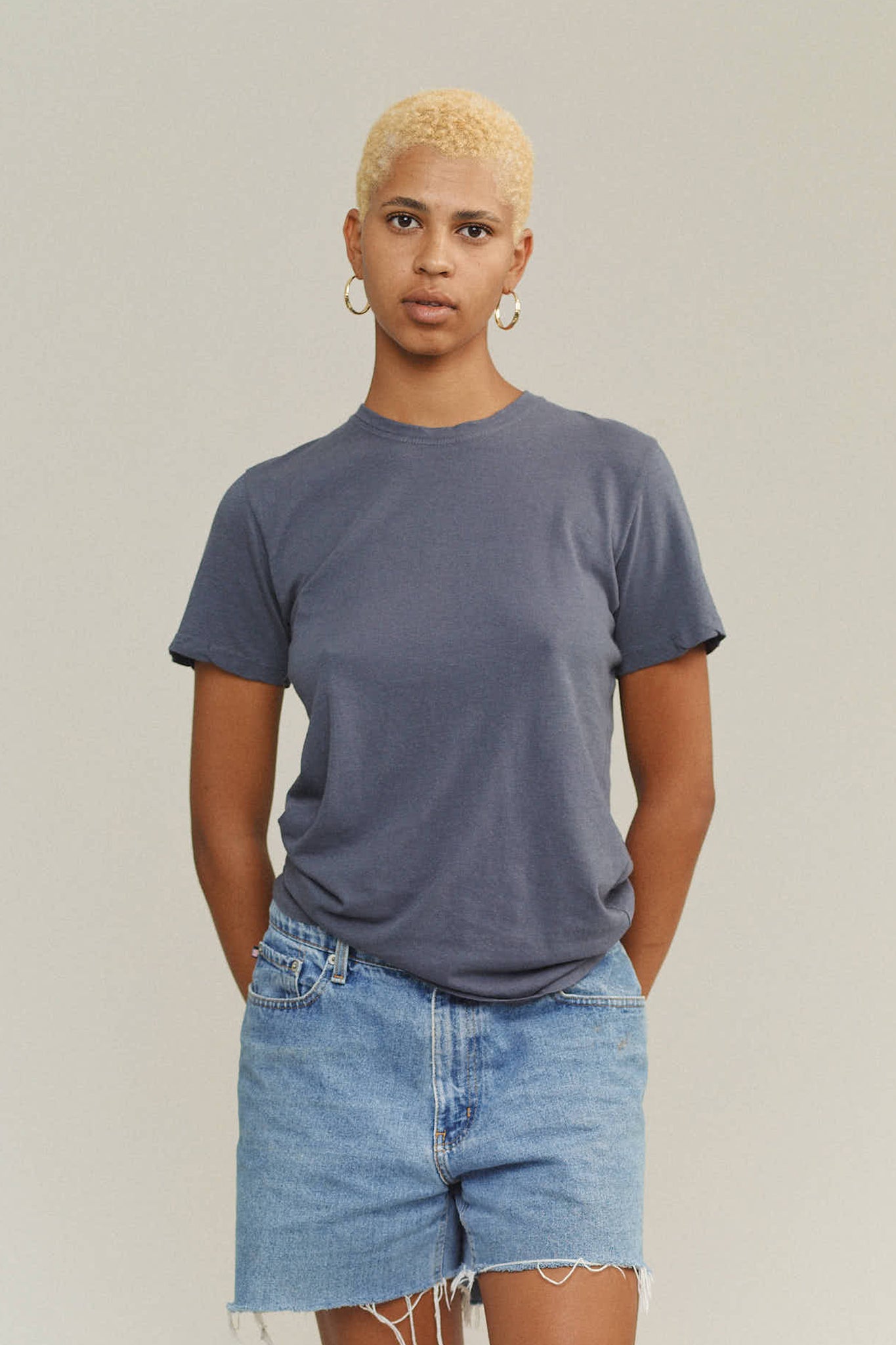 Basic Tee | Jungmaven Hemp Clothing & Accessories / model_desc: Naya is 5’9” wearing XS