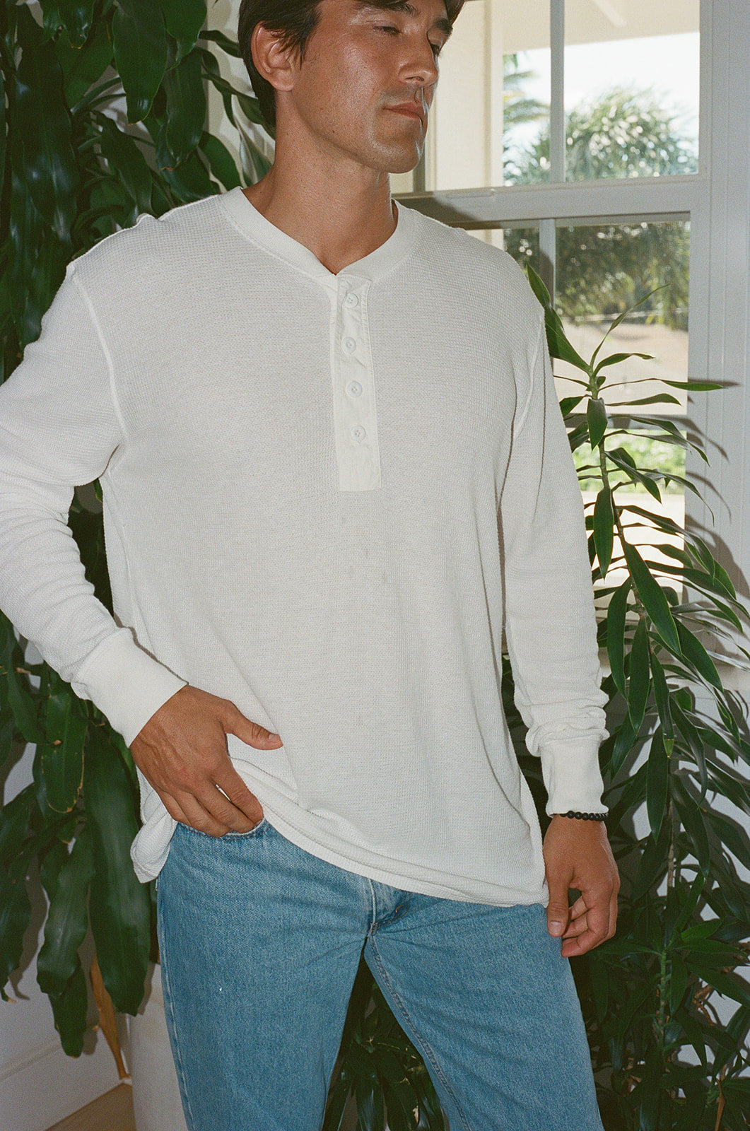 Owl Henley Tee | Jungmaven Hemp Clothing & Accessories / Color: