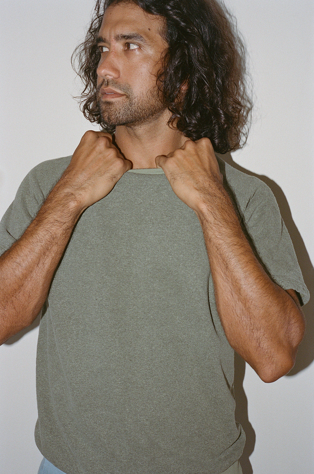 Heathered Magnuson Short Sleeve Raglan | Jungmaven Hemp Clothing & Accessories / Color: