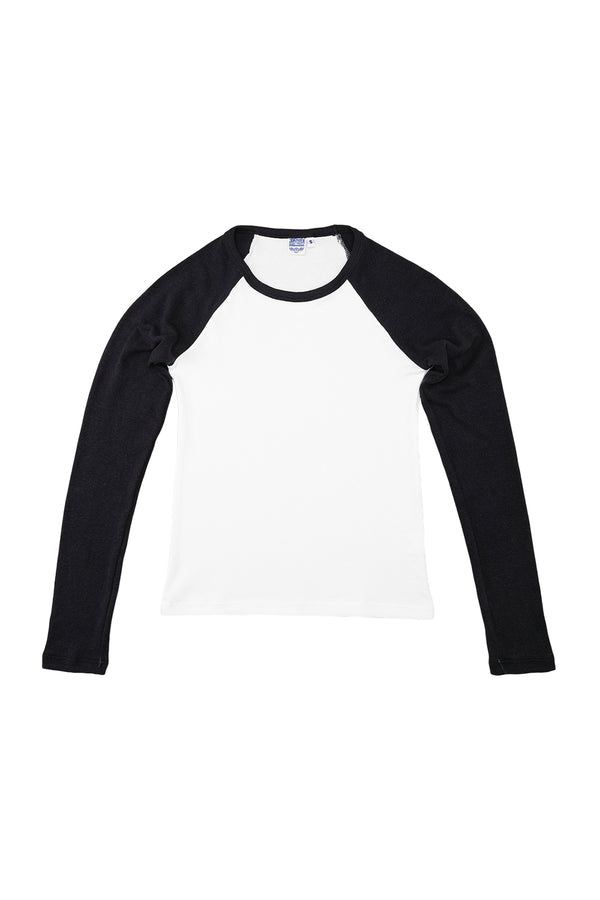 Juniper Long Sleeve Baseball Tee | Jungmaven Hemp Clothing & Accessories / Color: Black