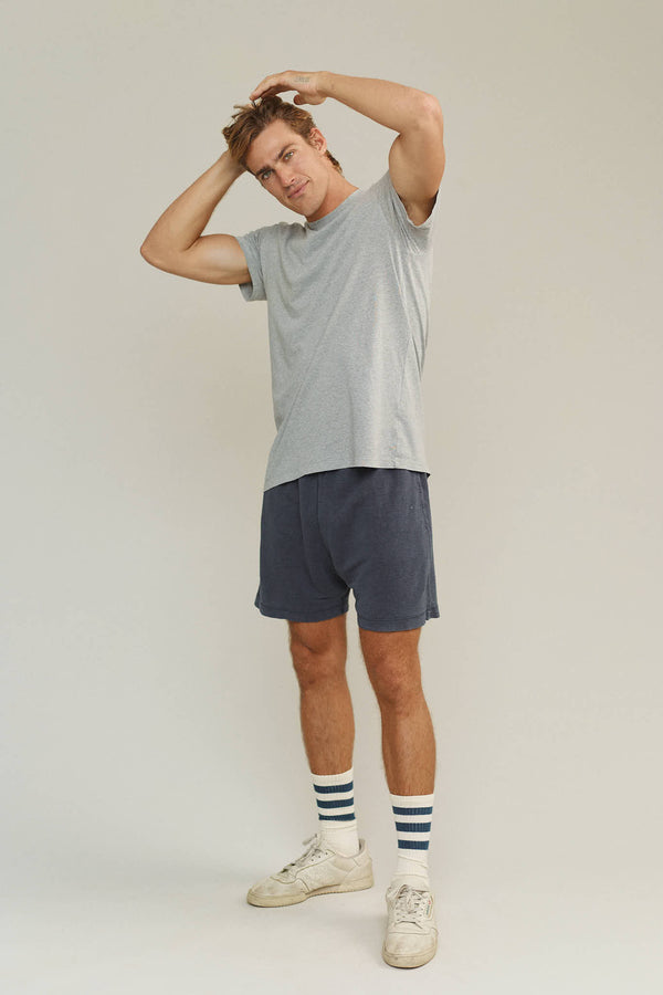 Kona 100% Hemp Short | Jungmaven Hemp Clothing & Accessories / model_desc: Louis is 6’0” wearing L