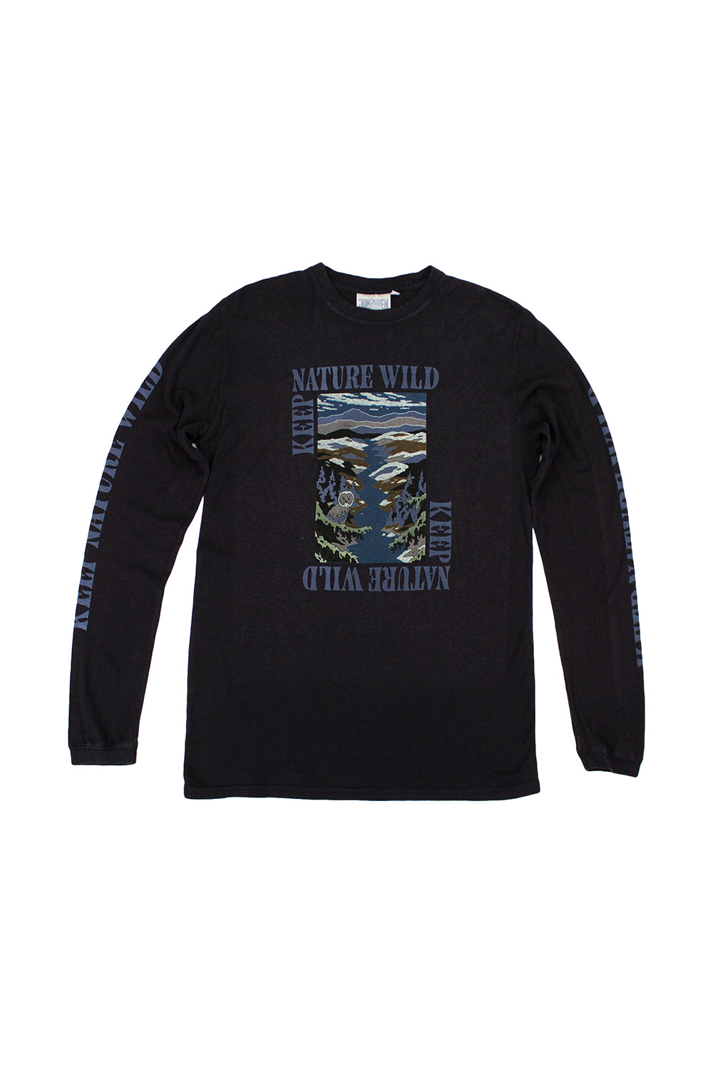 Keep Nature Wild Jung Long Sleeve Tee | Jungmaven Hemp Clothing & Accessories / Color: Black