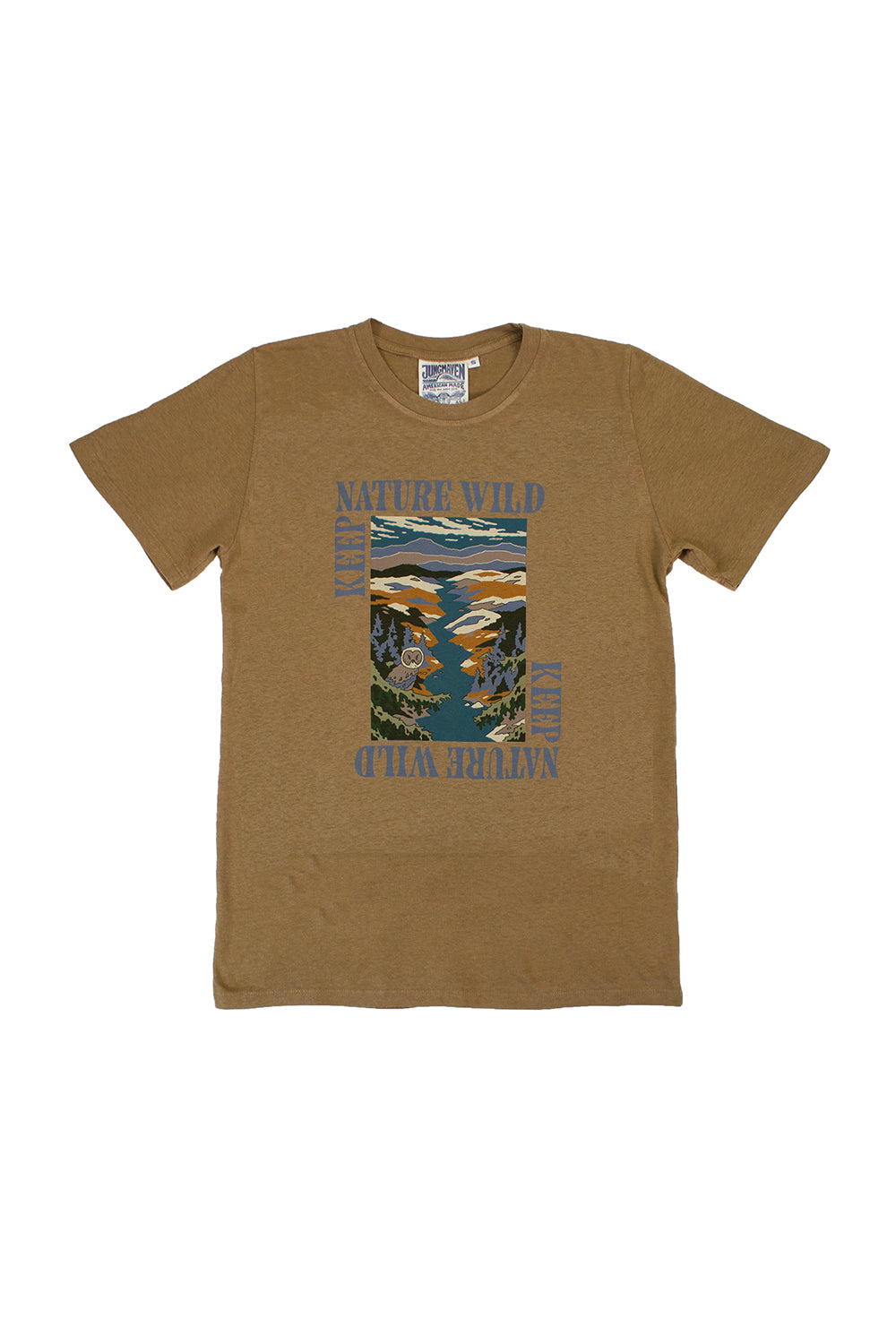 Keep Nature Wild Jung Tee | Jungmaven Hemp Clothing & Accessories / Color: Coyote