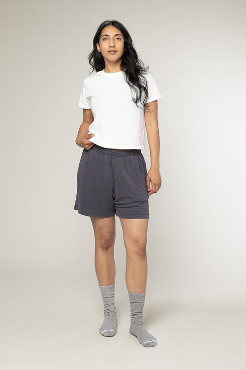 Kona 100% Hemp Short | Jungmaven Hemp Clothing & Accessories / model_desc: Davina is 5’7” wearing M