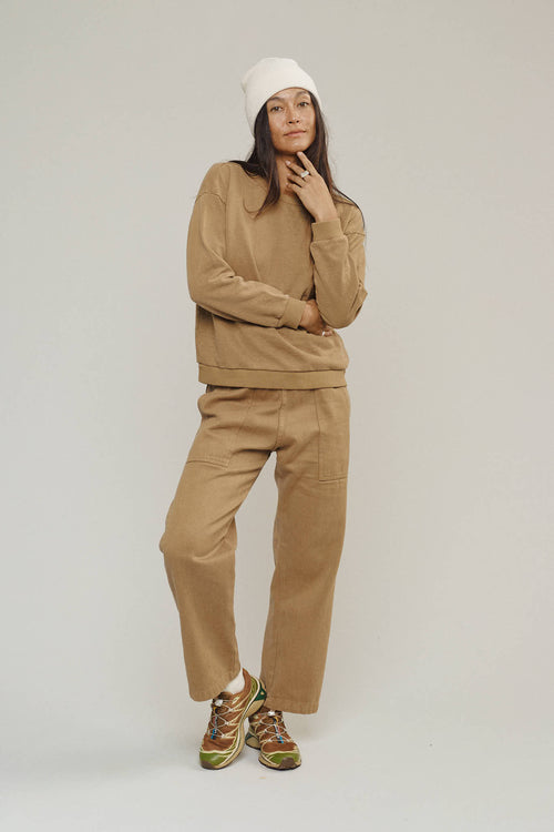 Laguna Cropped Sweatshirt | Jungmaven Hemp Clothing & Accessories / Color: