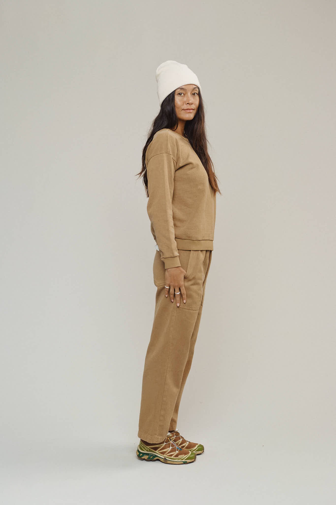 Laguna Cropped Sweatshirt | Jungmaven Hemp Clothing & Accessories / Color: