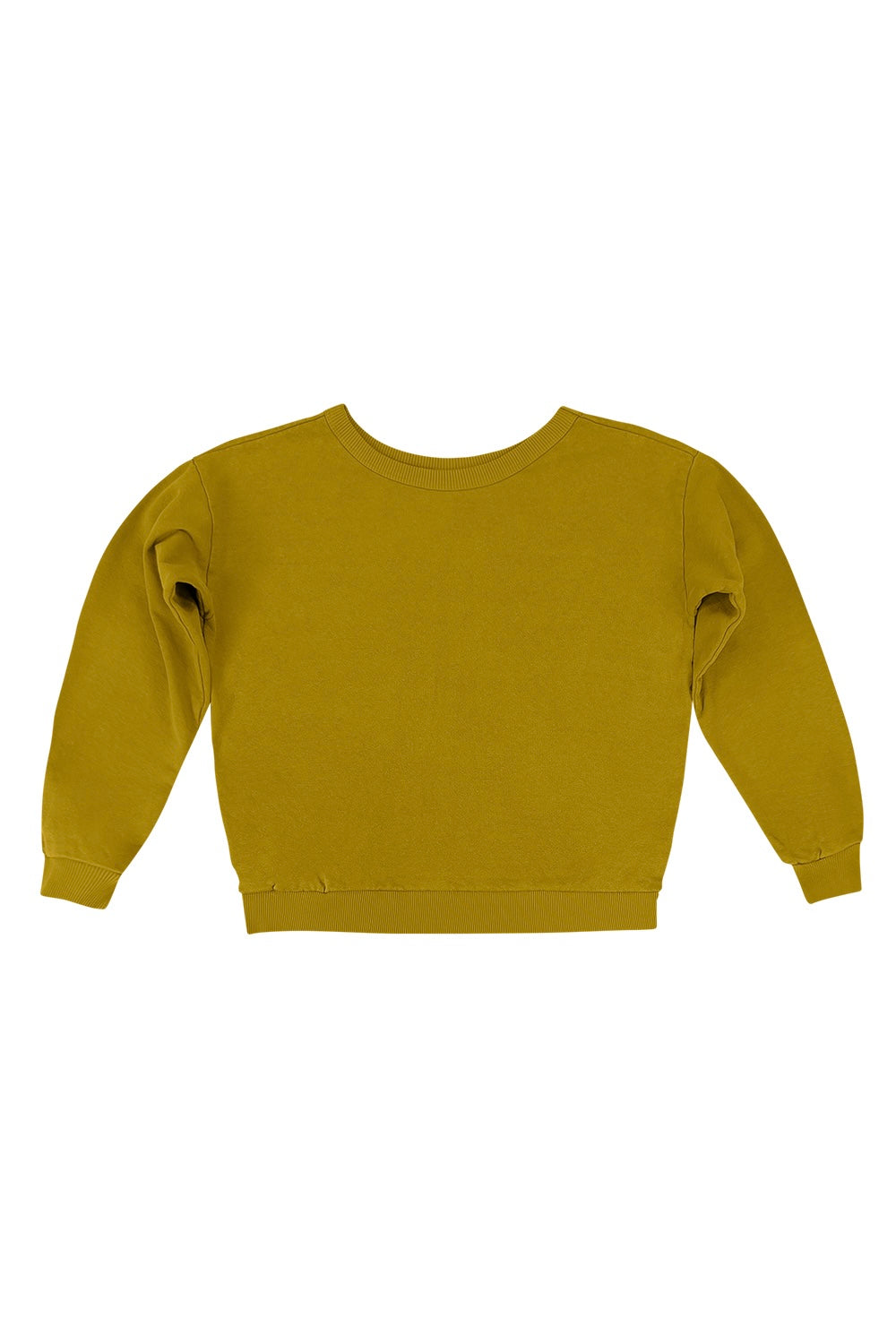 Laguna Cropped Sweatshirt | Jungmaven Hemp Clothing & Accessories / Color:Citrine Yellow