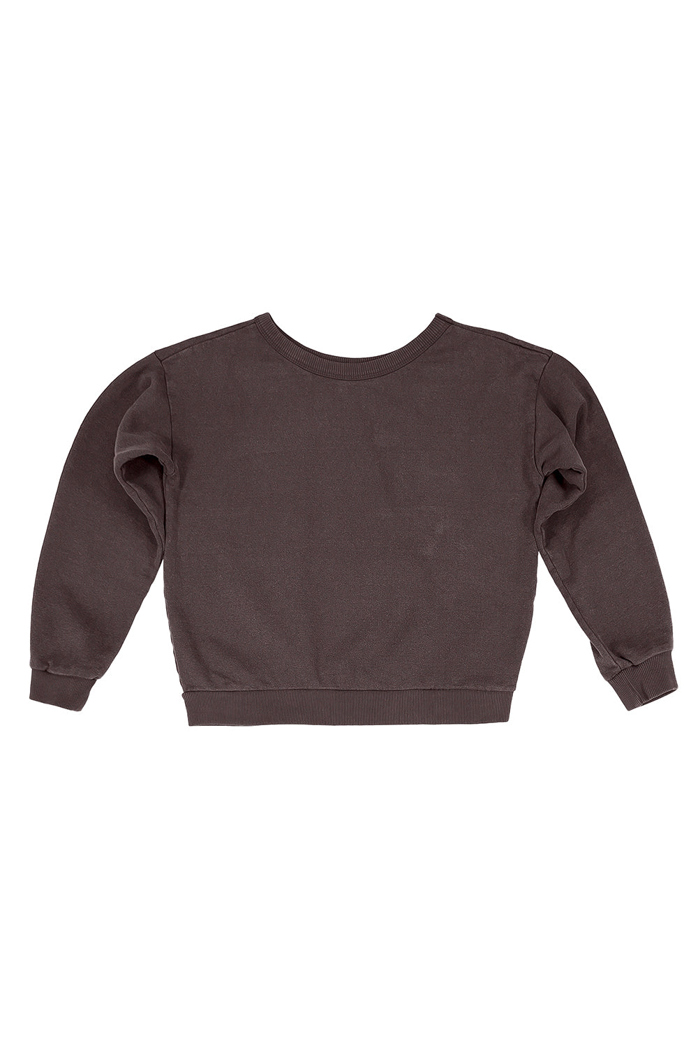 Laguna Cropped Sweatshirt | Jungmaven Hemp Clothing & Accessories / Color: Coffee Bean