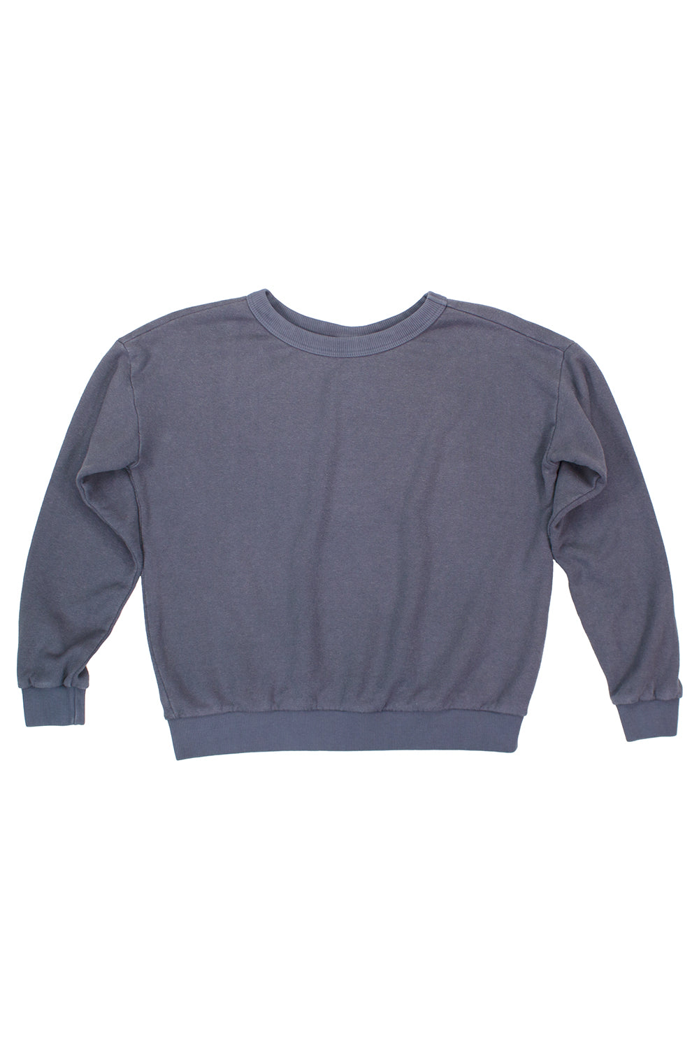 Laguna Cropped Sweatshirt | Jungmaven Hemp Clothing & Accessories / Color: Diesel Gray