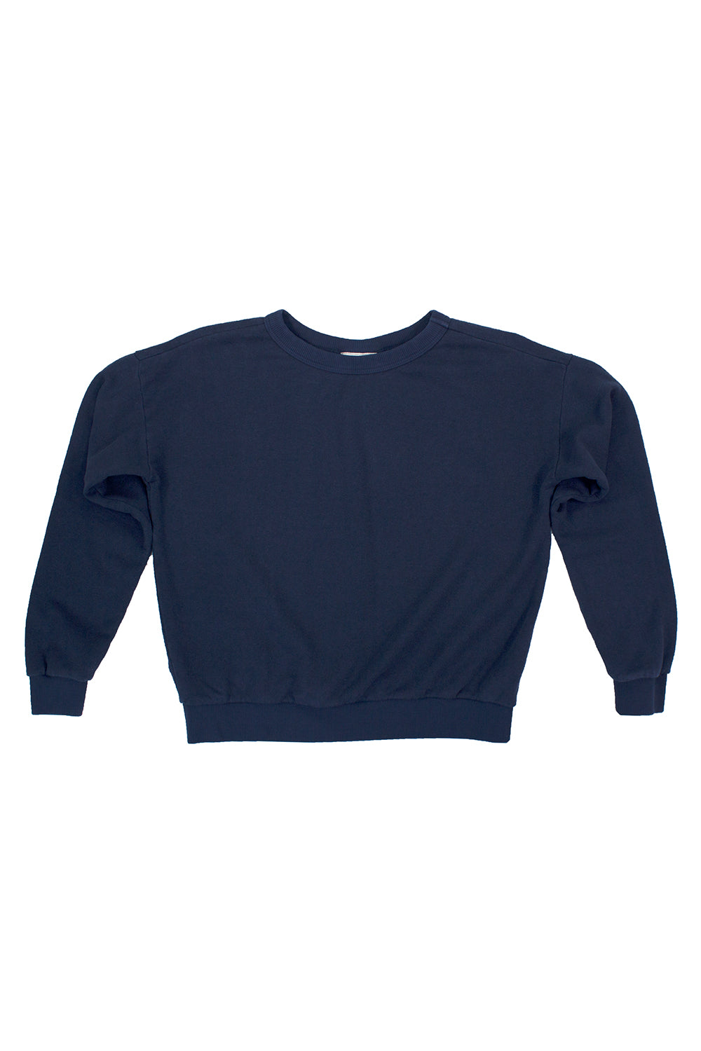 Laguna Cropped Sweatshirt | Jungmaven Hemp Clothing & Accessories / Color: Navy