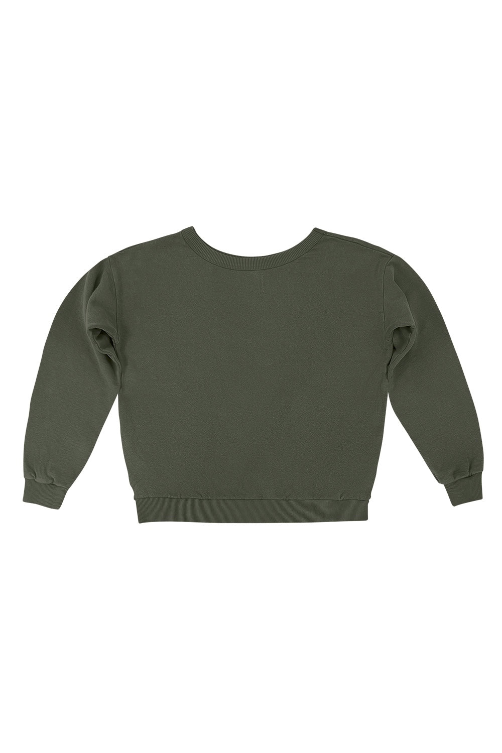 Laguna Cropped Sweatshirt | Jungmaven Hemp Clothing & Accessories / Color: Olive Green