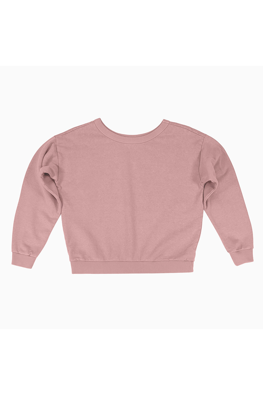Laguna Cropped Sweatshirt | Jungmaven Hemp Clothing & Accessories / Color: Rose Quartz