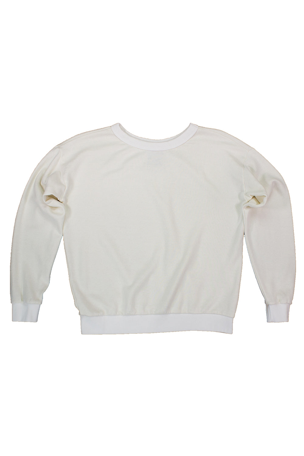 Laguna Cropped Sweatshirt | Jungmaven Hemp Clothing & Accessories / Color: Washed White