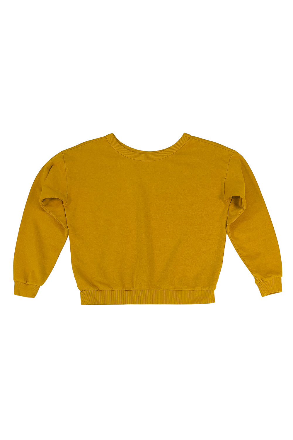 Laguna Cropped Sweatshirt | Jungmaven Hemp Clothing & Accessories / Color: Spicy Mustard