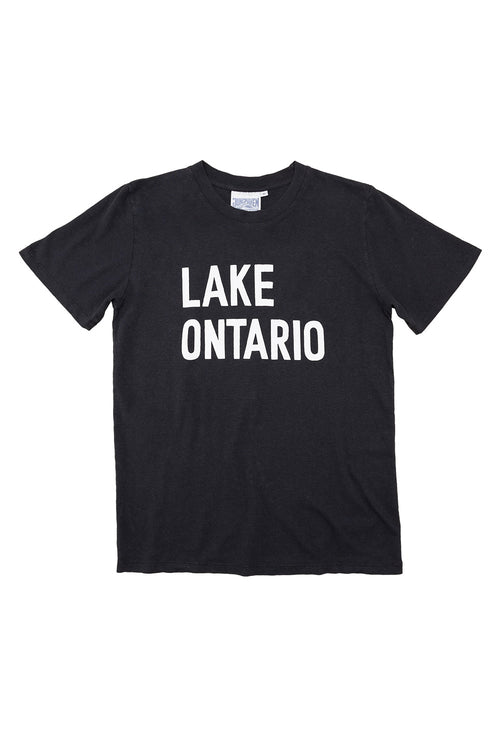 Lake Ontario Jung Tee | Jungmaven Hemp Clothing & Accessories / Color: Black
