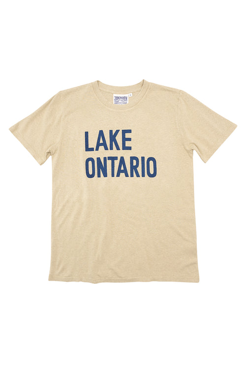 Lake Ontario Jung Tee | Jungmaven Hemp Clothing & Accessories / Color: Desert Khaki