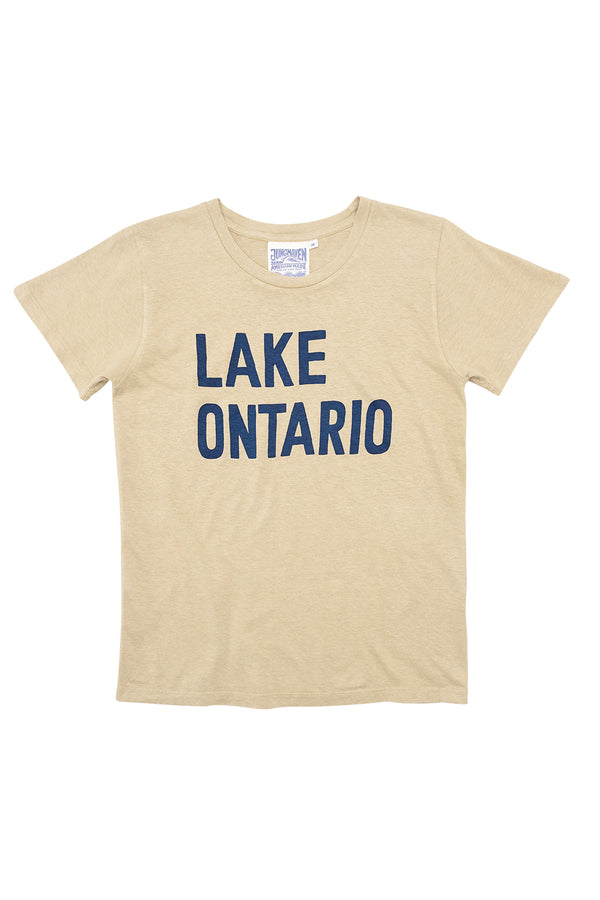 Lake Ontario Lorel Tee | Jungmaven Hemp Clothing & Accessories / Color: Desert Khaki