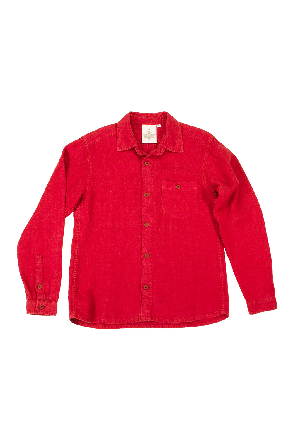 Lassen 100% Hemp Shirt - Sale Colors | Jungmaven Hemp Clothing & Accessories / Color: Cherry Red