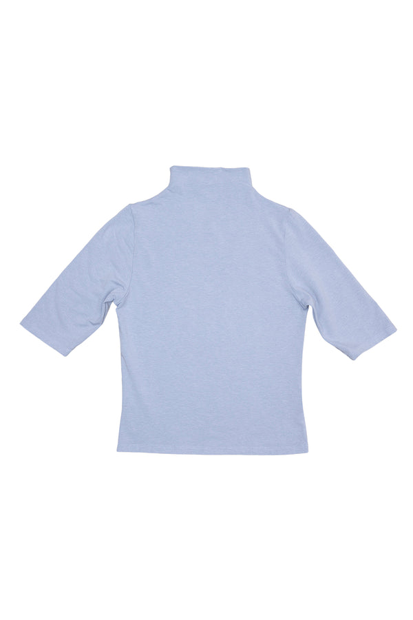 Loden Mock Neck Tee | Jungmaven Hemp Clothing & Accessories / Color: Rain Washed