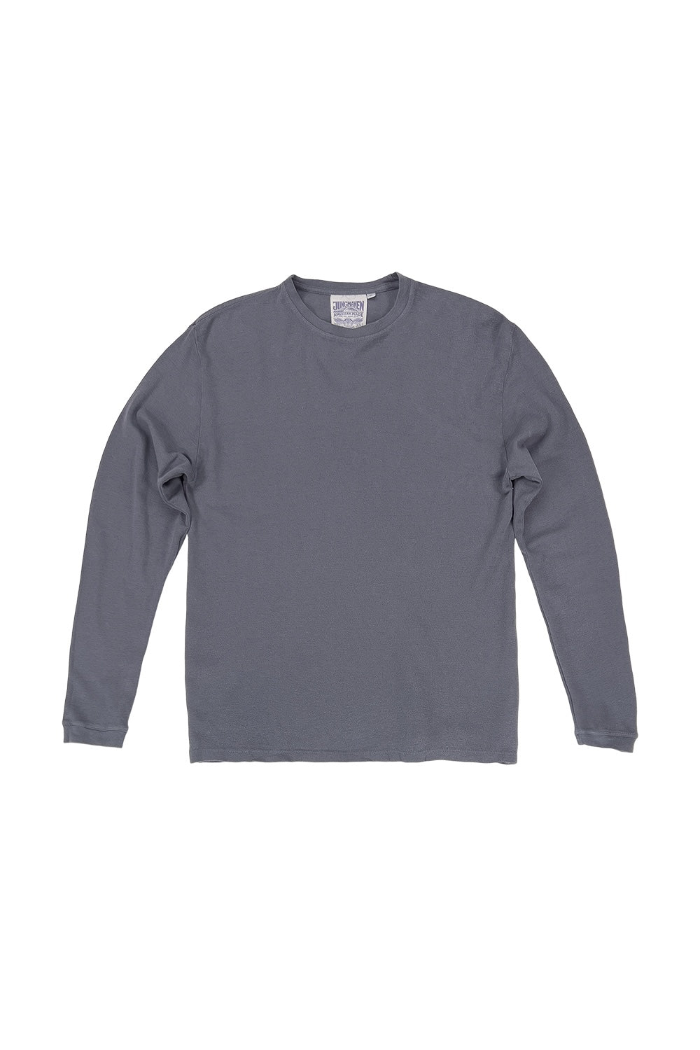 Logan Long Sleeve Tee | Jungmaven Hemp Clothing & Accessories / Color: Diesel Gray