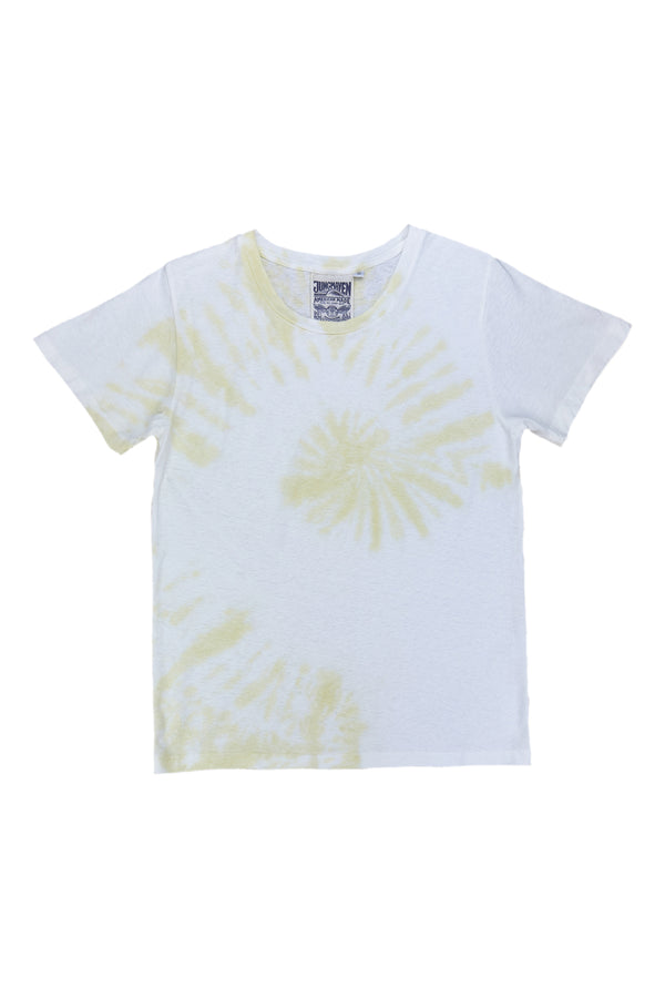 Wave Lorel Tee | Jungmaven Hemp Clothing & Accessories / Color: Sunbleached Yellow