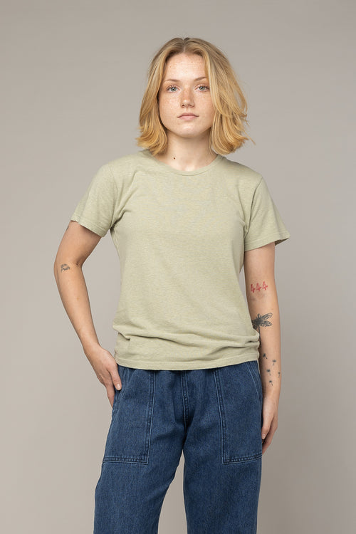 Lorel Tee - Sale Colors | Jungmaven Hemp Clothing & Accessories / model_desc: Abby is 5’6” wearing S