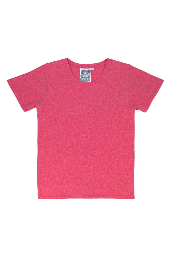 Heathered Lorel Tee | Jungmaven Hemp Clothing & Accessories / Color: Sunset Coral
