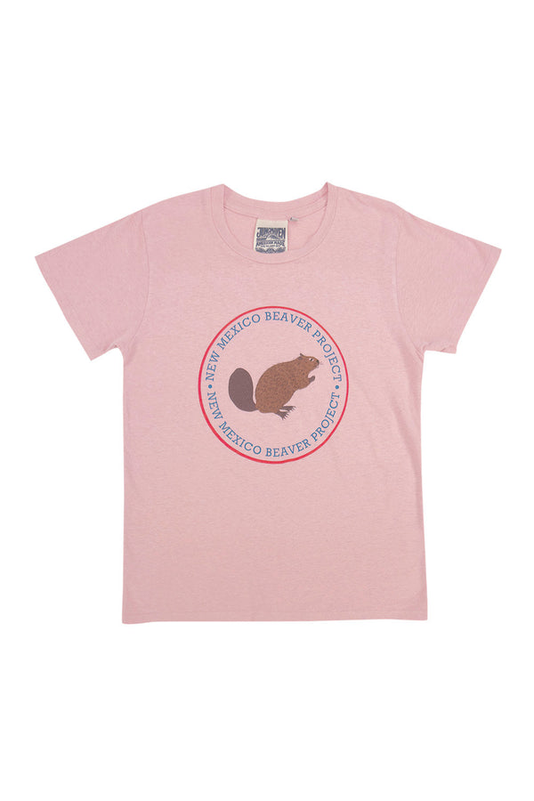 New Mexico Beaver Project Lorel Tee | Jungmaven Hemp Clothing & Accessories / Color: Rose Water