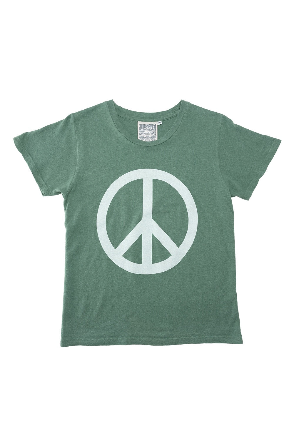Peace Lorel Tee | Jungmaven Hemp Clothing & Accessories / Color: Teal