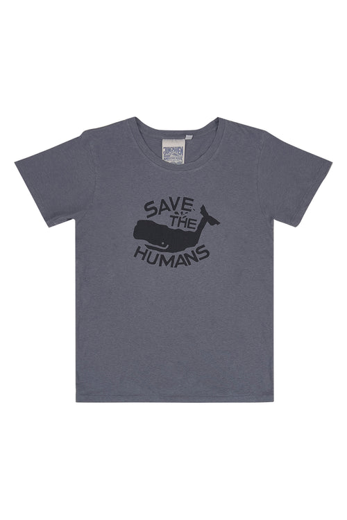 Save the Humans EnLorel Tee | Jungmaven Hemp Clothing & Accessories / Color: Diesel Gray