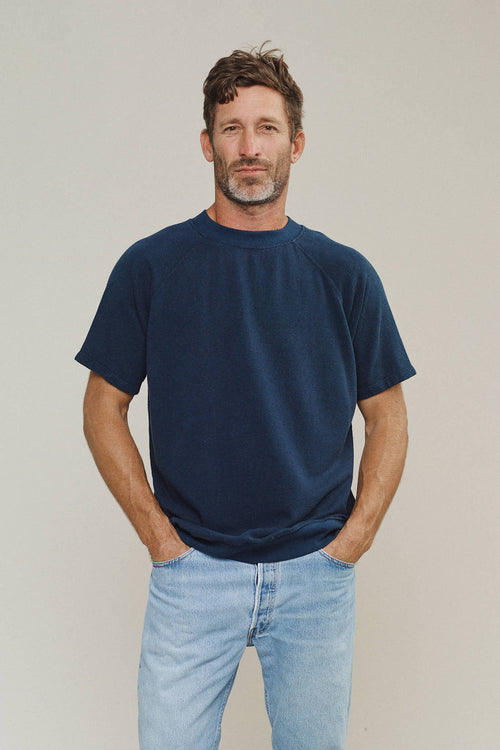 Magnuson Short Sleeve Raglan | Jungmaven Hemp Clothing & Accessories / model_desc: Bryan is 6’1” wearing Large