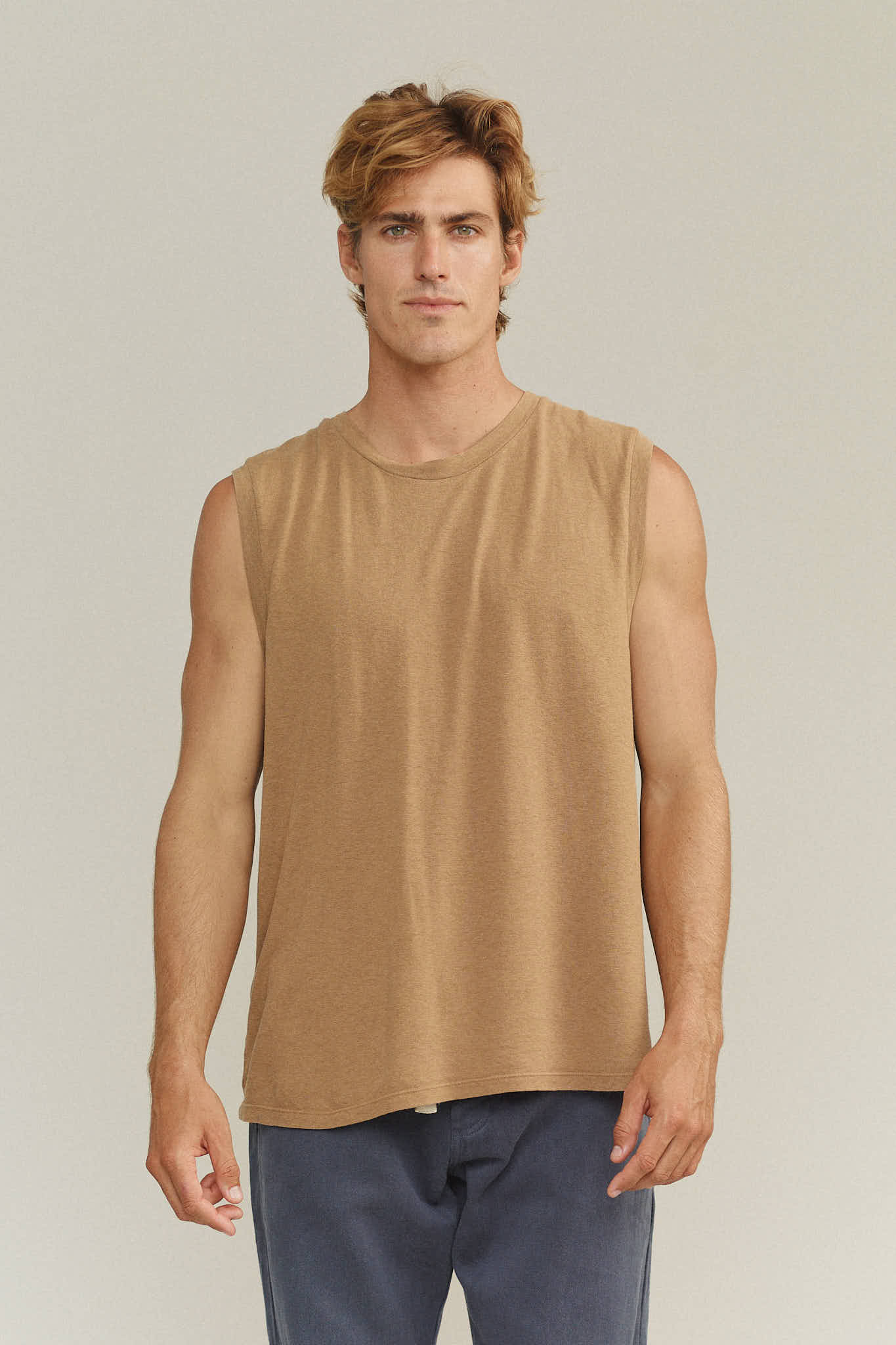 Malibu Muscle Tee | Jungmaven Hemp Clothing & Accessories / model_desc: Louis is 6’0” wearing Medium