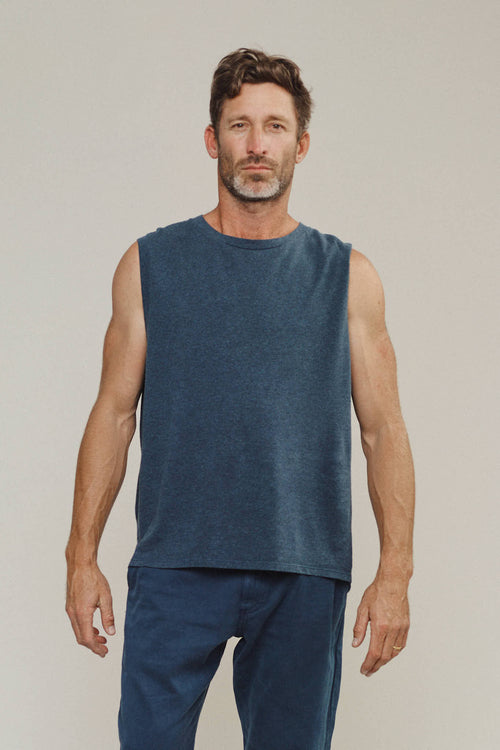 Malibu Muscle Tee | Jungmaven Hemp Clothing & Accessories / model_desc: Bryan is 6’1” wearing Large